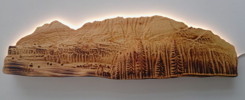 Bergleuchten "Pölven" 70x20x5